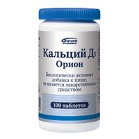 Кальций Д3 Орион таблетки 1476мг 100шт