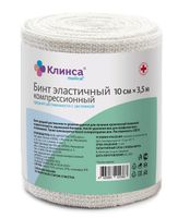 Бинт эластичный средней растяжимости Клинса 350x10см