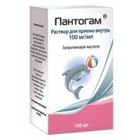 Пантогам с мерной ложкой раствор для приема внутрь 100мг/мл 100мл миниатюра фото №2