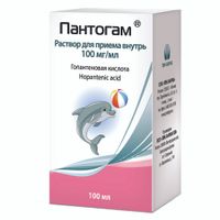 Пантогам с мерной ложкой раствор для приема внутрь 100мг/мл 100мл