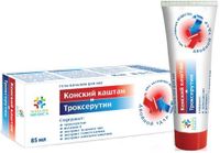 Гель-бальзам для ног конский каштан и троксерутин Natura Medica/Натура Медика 85мл