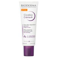 Крем для лица и тела восстанавливающий успокаивающий уход SPF50+ Creme+ Cicabio Bioderma/Биодерма туба 40мл