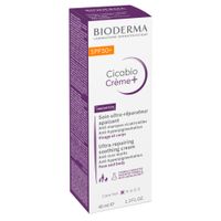 Крем для лица и тела восстанавливающий успокаивающий уход SPF50+ Creme+ Cicabio Bioderma/Биодерма туба 40мл миниатюра фото №5