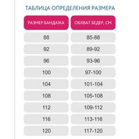 Бандаж послеродовый Фэст 1346, черный, р.108 миниатюра фото №3