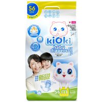 Kioki подгузники на липучках m (6-11 кг) 56 шт.