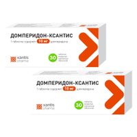 2Х Домперидон-Ксантис таблетки п/о плен. 10мг 30шт