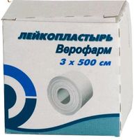 Лейкопластырь на тканевой основе Верофарм 3х500см