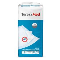 Пеленки одноразовые Basic TerezaMed 60х90см 10шт миниатюра