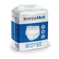 Трусы-подгузники для взрослых TerezaMed 30шт р.L (3) миниатюра фото №4