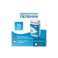Пеленки одноразовые Basic TerezaMed 60х90см 10шт миниатюра фото №4