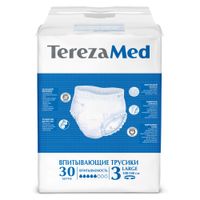 Трусы-подгузники для взрослых TerezaMed 30шт р.L (3) миниатюра фото №2