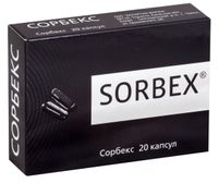 Сорбекс капсулы 0,25г 20шт