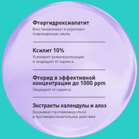 Паста зубная гелевая для детей от 8 лет Teens Асепта 50мл миниатюра фото №5