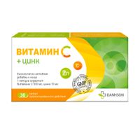 Витамин С+Цинк капсулы пролонг. действия 905мг 30шт