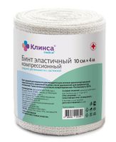 Бинт эластичный средней растяжимости Клинса 400x10см