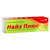 Найз Плюс гель для наружного применения 0,25мг/г+50мг/г+100мг/г+10мг/г 50г миниатюра фото №2