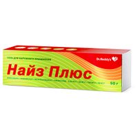 Найз Плюс гель для наружного применения 0,25мг/г+50мг/г+100мг/г+10мг/г 50г миниатюра фото №3