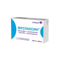 Муслаксин таблетки п/о плен. 400мг+500мг 30шт миниатюра фото №2