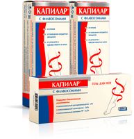 Гель для ног с флавосомами Капилар 30г миниатюра фото №2