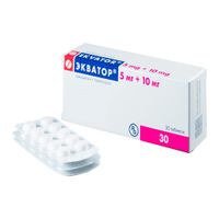 Экватор таблетки 5мг+10мг 30шт миниатюра фото №3