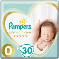 Подгузники детские одноразовые Premium Care Pampers/Памперс 0-3кг 30шт