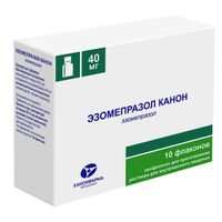 Эзомепразол Канон лиофилизат для приг. раствора для в/в введ. фл. 40мг 10шт