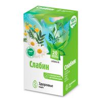 Слабин Health Здоровье фильтр-пакет 2г 20шт миниатюра фото №3 Слабин Health Здоровье фильтр-пакет 2г 20шт миниатюра фото №3