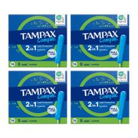 4Х Тампоны с аппликатором TAMPAX (Тампакс) Compak Super, 16 шт. 4Х Тампоны с аппликатором TAMPAX (Тампакс) Compak Super, 16 шт.