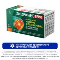 Хондрогард Трио вкус апельсина порошок пакет-саше 6г 20шт миниатюра фото №2 Хондрогард Трио вкус апельсина порошок пакет-саше 6г 20шт миниатюра фото №2