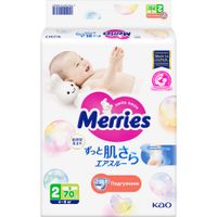 Подгузники для детей Merries/Меррис 4-8кг 70шт р.S