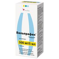 Вильпрафен гранулы для приг сусп. для внутр. прим. 500мг/5мл фл. 20г