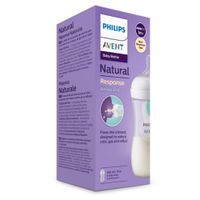 Бутылочка из полипропилена с силиконовой соской средний поток с 1 мес. Anti-colic Natural Response Philips Avent 260мл (SCY673/01) миниатюра фото №2