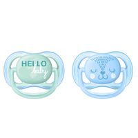 Пустышка Philips Avent серии Ultra Air Design 0-6 мес., 2 шт. SCF342/20