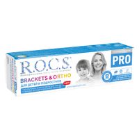 Паста зубная для детей и подростков Brackets & Ortho Pro R.O.C.S./РОКС 74г миниатюра фото №4