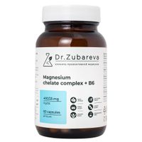 Магний хелат B6 Dr.Zubareva/Др.Зубарева капсулы 400мг+25мг 60шт