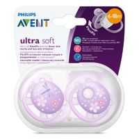 Пустышка Philips Avent серии ultra soft 6-18 мес., 2шт. SCF227/22 миниатюра фото №2