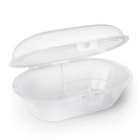 Пустышка силиконовая ортодонтическая с футляром 6-18 мес. Ultra Soft Philips Avent 2шт (SCF223/04) миниатюра фото №4