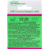 Тейп кинезиологический на хлопковой основе в рулоне розовый SFM-Plaster 10х500см миниатюра фото №5