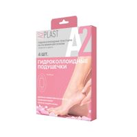 Пластырь гидроколлоидные подушечки A2Plast 4шт