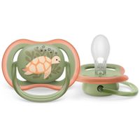 Соска-пустышка силиконовая ортодонтическая с футляром 6-18 мес. Ultra Air Philips Avent 2шт (SCF085/60) миниатюра фото №4