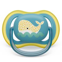 Cоска-пустышка силиконовая ортодонтическая с футляром 18+ мес. Ultra Air Philips Avent 2шт (SCF349/24) миниатюра фото №6