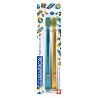 Щетка зубная ультрамягкая для взрослых Duo Summer Edition Curaprox/Курапрокс 2шт (CS5460/2)