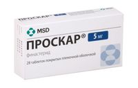 Проскар таблетки п/о плен. 5мг 28шт