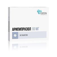 Арипипразол таблетки 10мг 30шт