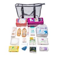Сумка в роддом для мамы и малыша серая Люкс Medilana/Медилана миниатюра фото №2