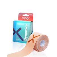 Тейп кинезио адгезивный восстанавливающий нестерильный бежевый Neo Dynamico Kinexib 5м х 5см миниатюра фото №3