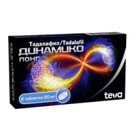 Динамико Лонг таблетки п/о плен. 20мг 2шт миниатюра фото №3