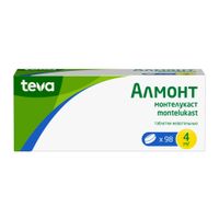 Алмонт таблетки жевательные 4мг 98шт миниатюра фото №2