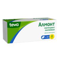 Алмонт таблетки жевательные 4мг 98шт миниатюра фото №3