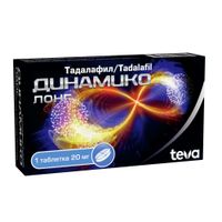 Динамико Лонг таблетки п/о плен. 20мг 1шт миниатюра фото №3